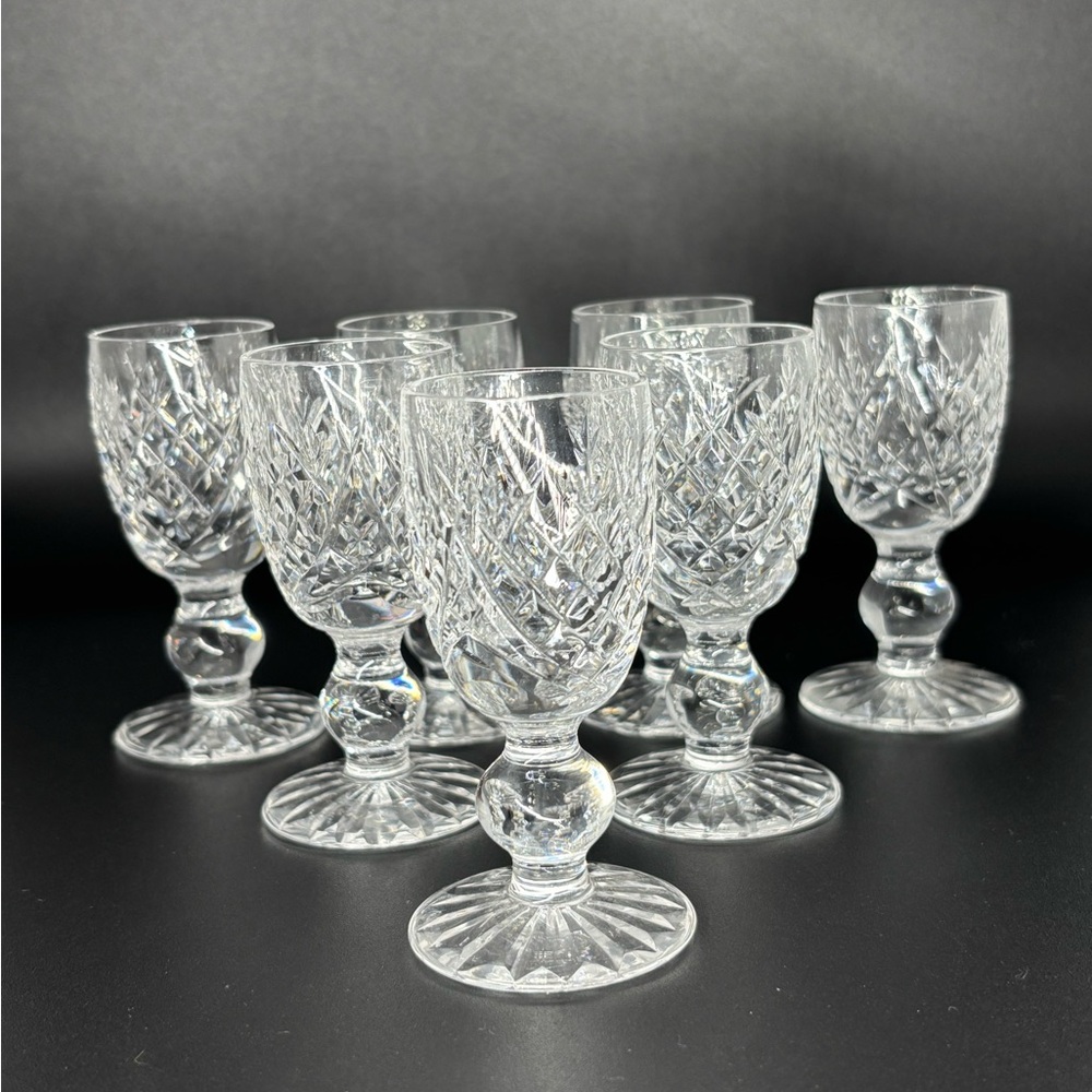 Vintage Waterford Donegal Tiny Liqueur/Cordial Glasses
